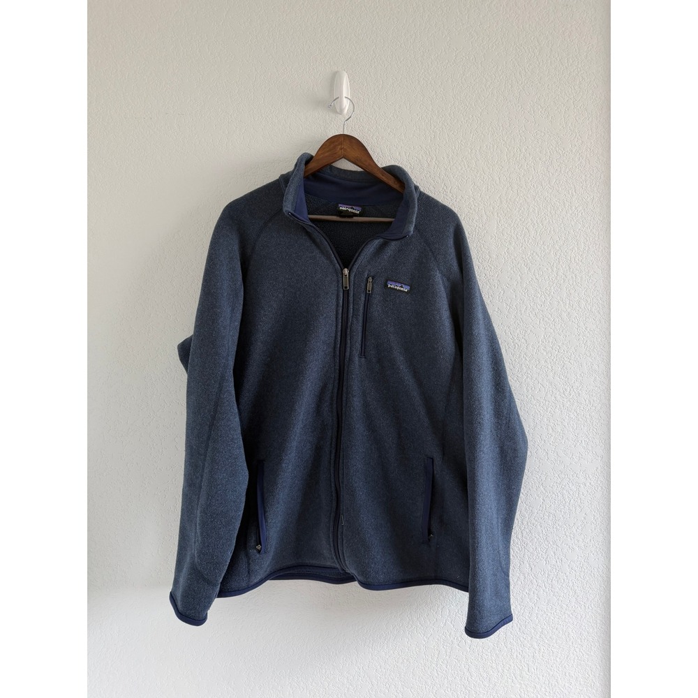 Patagonia Men's Gorpcore Better Sweater Jacket Size XL Blue Full Zip Fleece